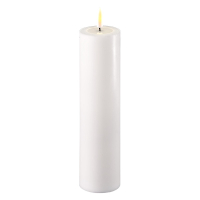 Deluxe HomeArt Led kaars 5 x 20 cm | Wit | 3D vlam | Deluxe HomeArt  LDH00005