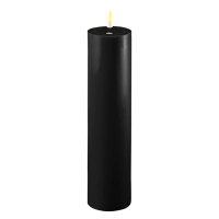 Deluxe HomeArt Led kaars 5 x 20 cm | Zwart | 3D vlam | Deluxe HomeArt  LDH00020