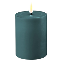 Deluxe HomeArt Led kaars 7,5 x 10 cm | Jade Green | 3D vlam | Deluxe HomeArt  LDH00277