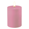 Led kaars 7,5 x 10 cm | Lavendel | 3D vlam | Deluxe HomeArt