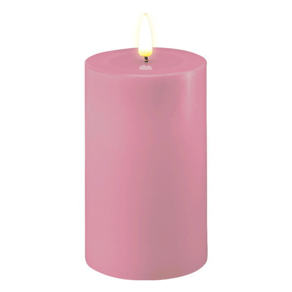 Deluxe HomeArt Led kaars 7,5 x 12,5 cm | Lavendel | 3D vlam | Deluxe HomeArt  LDH00498 - 1