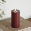 Led kaars 7,5 x 15 cm | Bourgogne Rood | 3D vlam | Deluxe HomeArt LDH00177 - 2