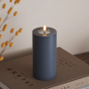 Led kaars 7,5 x 15 cm | Ice Blue | 3D vlam | Deluxe HomeArt