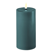 Deluxe HomeArt Led kaars 7,5 x 15 cm | Jade Green | 3D vlam | Deluxe HomeArt  LDH00279