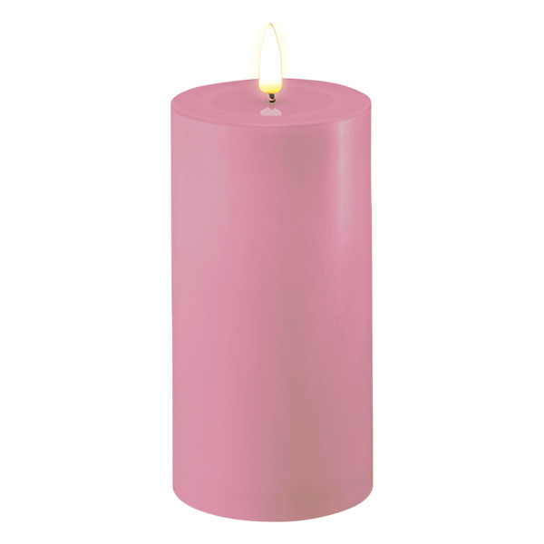 Deluxe HomeArt Led kaars 7,5 x 15 cm | Lavendel | 3D vlam | Deluxe HomeArt  LDH00499 - 1