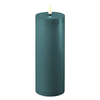 Deluxe HomeArt Led kaars 7,5 x 20  cm | Jade Green | 3D vlam | Deluxe HomeArt  LDH00280