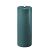 Led kaars 7,5 x 20  cm | Jade Green | 3D vlam | Deluxe HomeArt