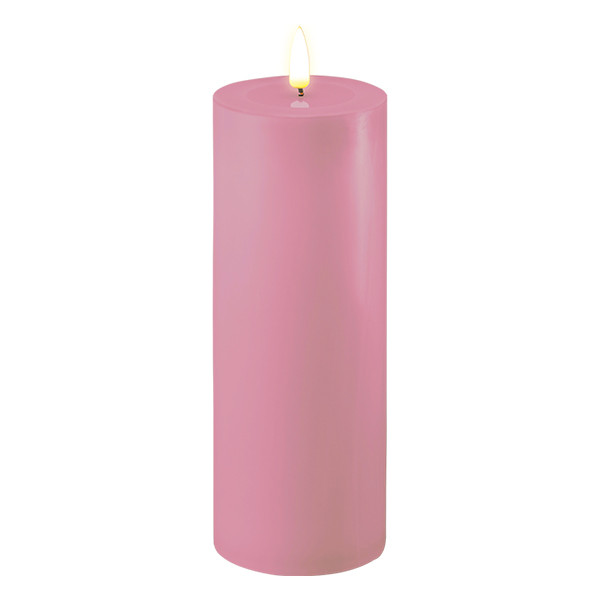 Deluxe HomeArt Led kaars 7,5 x 20  cm | Lavendel | 3D vlam | Deluxe HomeArt  LDH00500 - 1
