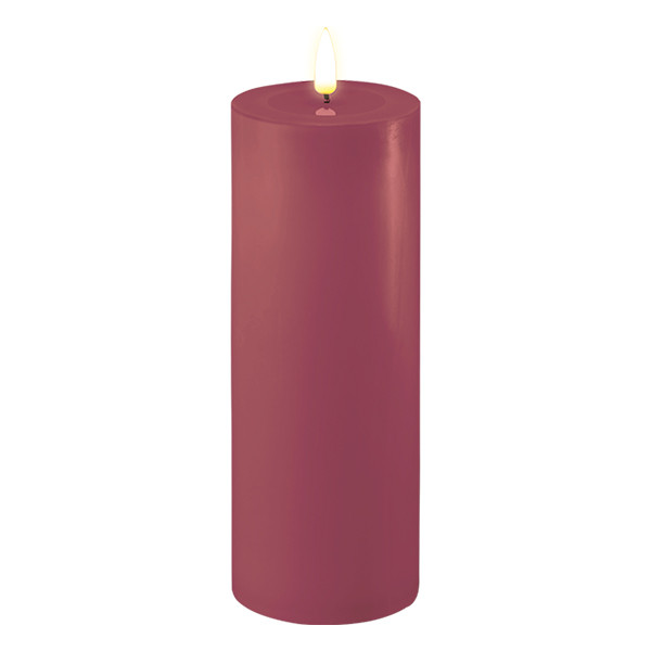 Deluxe HomeArt Led kaars 7,5 x 20  cm | Magenta | 3D vlam | Deluxe HomeArt  LDH00485 - 1
