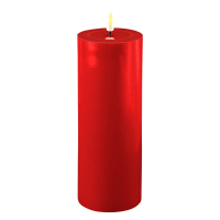 Deluxe HomeArt Led kaars 7,5 x 20  cm | Rood | 3D vlam | Deluxe HomeArt  LDH00192