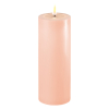 Led kaars 7,5 x 20  cm | Roze | 3D vlam | Deluxe HomeArt