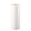 Led kaars 7,5 x 20 cm | Wit | 3D vlam | Deluxe HomeArt
