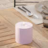Led kaars voor buiten 10 x 10 cm | Dust red | 3D vlam | Deluxe HomeArt LDH00429 - 1