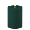 Led kaars voor buiten 7,5 x 10 cm | Dark Green | 3D vlam | Deluxe HomeArt