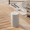 Led kaars voor buiten 7,5 x 12,5 cm | Dust sand | 3D vlam | Deluxe HomeArt