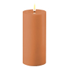 Led kaars voor buiten 7,5 x 15 cm | Caramel | 3D vlam | Deluxe HomeArt