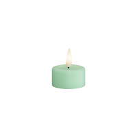 Deluxe HomeArt Led waxinelicht 4,1 x 4.5 cm | Mint | 3D vlam | 2 stuks | Deluxe HomeArt  LDH00561