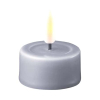 Deluxe HomeArt Led waxinelicht 4,1 x 4,5 cm | Dust blue | 3D vlam | 2 stuks | Deluxe HomeArt  LDH00239