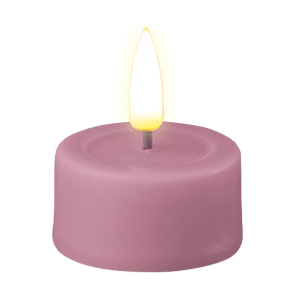 Deluxe HomeArt Led waxinelicht 4,1 x 4,5 cm | Lavendel | 3D vlam | 2 stuks | Deluxe HomeArt  LDH00506 - 1