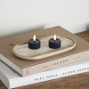Led waxinelicht 4,1 x 4,5 cm | Royal Blue | 3D vlam | 2 stuks | Deluxe HomeArt LDH00299 - 2