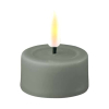Deluxe HomeArt Led waxinelicht 4,1 x 4,5 cm | Salvie Green | 3D vlam | 2 stuks | Deluxe HomeArt  LDH00254