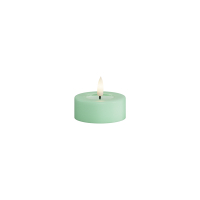 Deluxe HomeArt Led waxinelicht 6,1 x 4.5 cm | Mint | 3D vlam | 2 stuks | Deluxe HomeArt  LDH00562