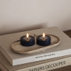 Led waxinelicht 6,1 x 4,5 cm | Royal Blue | 3D vlam | 2 stuks | Deluxe HomeArt LDH00300 - 1