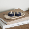 Led waxinelicht 6,1 x 4,5 cm | Royal Blue | 3D vlam | 2 stuks | Deluxe HomeArt LDH00300 - 2