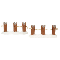 Disney Kerstdorp accessoire | Wharf Fencing 2 Pack LDI00113