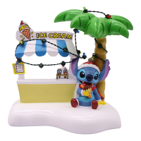 Kerstdorp tafereel Ice Cream Stitch | Multicolor | Disney LDI00082