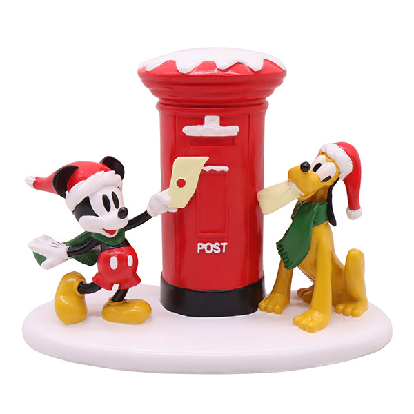 Kerstdorp tafereel Postbus Mickey & Pluto | Multicolor | Disney LDI00075 - 1