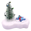 Kerstdorp tafereel Sneeuw Stitch | Multicolor | Disney LDI00083 - 1