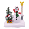 Kerstdorp tafereel Sneeuwman Mickey & Goofy | Multicolor | Disney LDI00079 - 1
