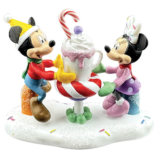 Disney Kerstfiguur | Mickey & Minnie met ijs LDI00129 - 1