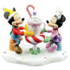 Disney Kerstfiguur | Mickey & Minnie met ijs LDI00129 - 1