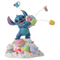 Disney Kerstfiguur | Stitch Orders It All LDI00130