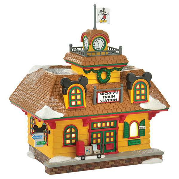 Disney Kersthuisje | Mickey Train Station LDI00115 - 1
