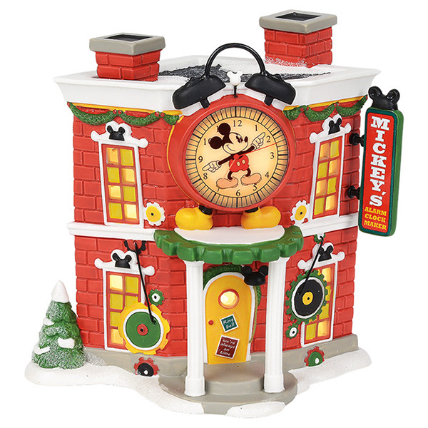 Disney Kersthuisje | Mickey's Alarm Clock Shop LDI00117 - 1