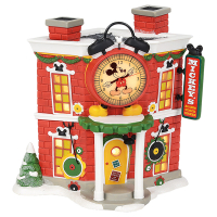 Disney Kersthuisje | Mickey's Alarm Clock Shop LDI00117