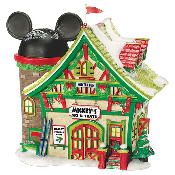 Disney Kersthuisje | Mickey's Ski and Skate Shop LDI00114 - 1