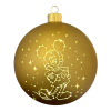 Verlichte Kerstbal Mickey Stars Big Ø 15 cm | Goud | Disney LDI00056 - 1