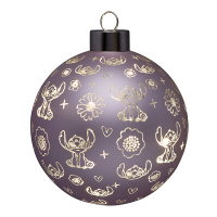 Verlichte Kerstbal Stitch Small Ø 10 cm | Paars | Disney LDI00059