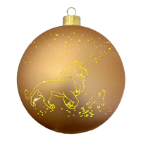 Verlichte Kerstbal The Lion King Big Ø 15 cm | Goud | Disney LDI00060