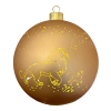 Verlichte Kerstbal The Lion King Big Ø 15 cm | Goud | Disney LDI00060 - 1