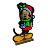 Disney kerstfiguur met verlichting | Mickey Mouse Scarf | 40 cm | Infinity light LDI00004 - 1