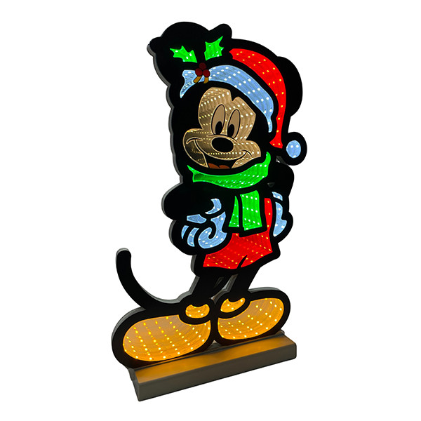 Disney kerstfiguur met verlichting | Mickey Mouse Scarf | 60 cm | Infinity light LDI00005 - 1
