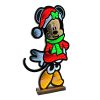 Disney kerstfiguur met verlichting | Minnie Mouse Scarf | 60 cm | Infinity light LDI00007 - 1