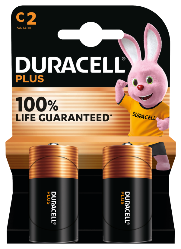 Duracell plus C MN1400 batterij 2 stuks 204504 - 1