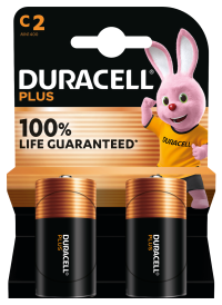 Duracell plus C MN1400 batterij 2 stuks
