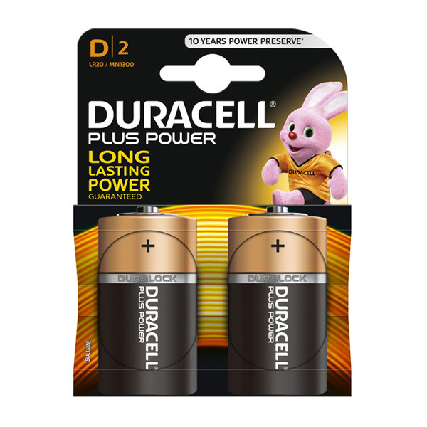 Duracell plus D MN1300 batterij 2 stuks  204506 - 1